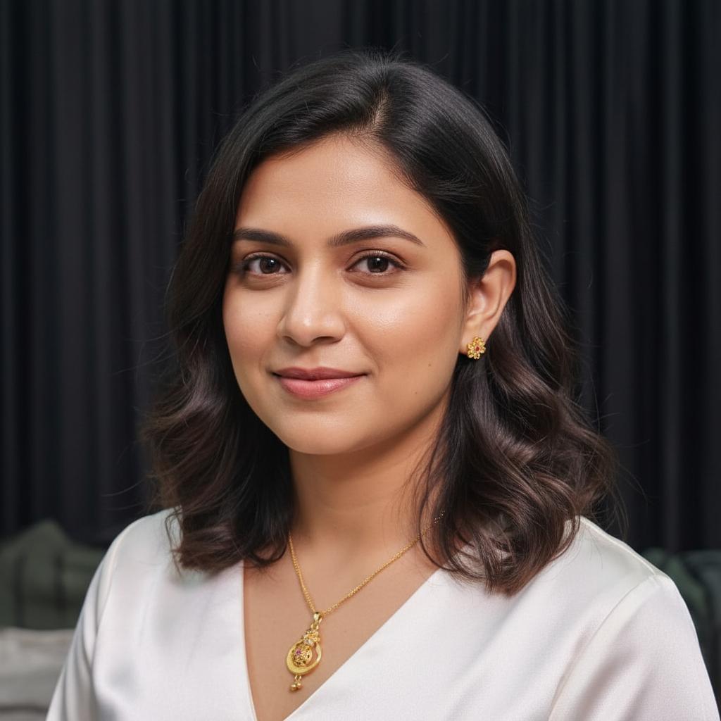 Gold Plated Pendant Necklace with Matching Stud Earrings Set